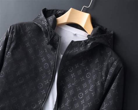 lv windbreaker black.